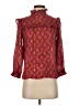 Oliphant Burgundy 3/4 Sleeve Blouse Size XS - photo 1