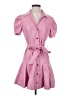 Dolce Cabo 100% Polyurethane Pink Trenchcoat Size S - photo 1
