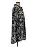 Attitudes by Renee Print Silver Long Sleeve Blouse Size M - photo 4