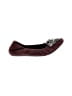 Vera Wang 100% Leather Burgundy Flats Size 8 1/2 - photo 1