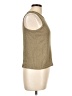 Marled Tan Sleeveless T-Shirt Size L - photo 4