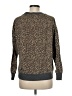 Splendid Animal Print Brown Pullover Sweater Size M - photo 2