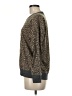 Splendid Animal Print Brown Pullover Sweater Size M - photo 5