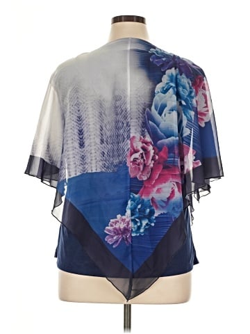 Bleu Short Sleeve Blouse (view 2)