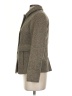 Banana Republic Tweed Gray Wool Coat Size XS - photo 5