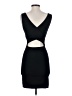 Mango Solid Black Cocktail Dress Size 2 - photo 2