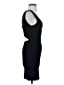 Mango Solid Black Cocktail Dress Size 2 - photo 4