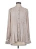 Free People 100% Rayon Ivory Long Sleeve Blouse Size S (estimated) - photo 1