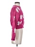 Poof! 100% Acrylic Floral Pink Pullover Sweater Size S - photo 4