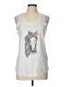 District. White Sleeveless T-Shirt Size L - photo 1