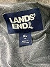 Lands' End 100% Polyester Black Zip Up Hoodie Size XL - photo 7