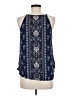 Maurices 100% Rayon Blue Sleeveless Blouse Size M - photo 2