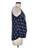 Maurices 100% Rayon Blue Sleeveless Blouse Size M - photo 4