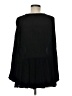Neiman Marcus 100% Rayon Black Long Sleeve Blouse Size M - photo 2