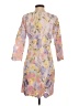 Boston Proper Floral Purple Cocktail Dress Size 4 - photo 2