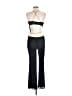 Blanc Chevron-herringbone Black Jumpsuit Size M - photo 2