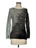 Nic + Zoe Metallic Gray Pullover Sweater Size XS - photo 1