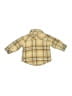 Carter's 100% Polyester Plaid Yellow Coat 0-3 MO / 3 MO - photo 2