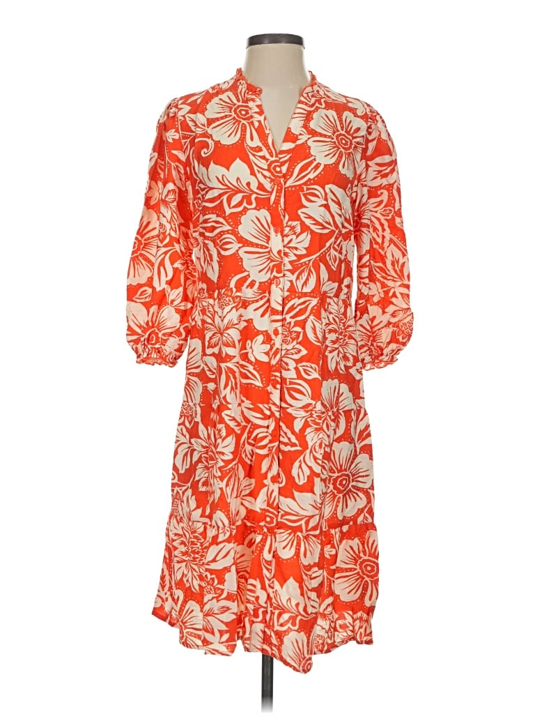 Pre-owned Mlle Gabrielle Casual Dress In Orange