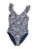 Caribbean Joe Paisley Blue One Piece Swimsuit Size 14 - photo 1