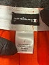 Champion 100% Polyester Hearts Orange Athletic Shorts Size L - photo 3