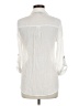 A. Byer Ivory 3/4 Sleeve Button-Down Shirt Size M - photo 2