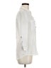 A. Byer Ivory 3/4 Sleeve Button-Down Shirt Size M - photo 4