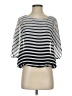 Iz Byer 100% Polyester Silver 3/4 Sleeve Top Size S - photo 1