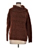 RD Style Tweed Brown Turtleneck Sweater Size M - photo 1
