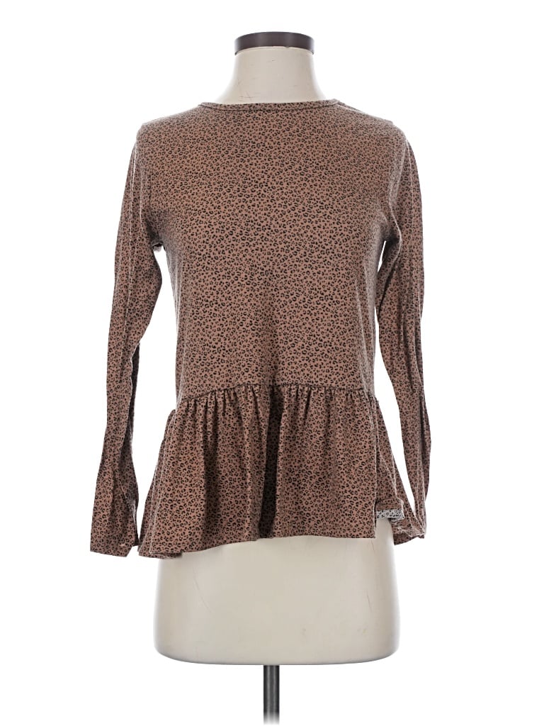 Pre-owned Gaze Long Sleeve T-shirt In Brown