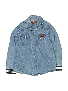 7 For All Mankind Long Sleeve Button Down Shirt