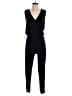 Peach Solid Black Jumpsuit Size M - photo 1