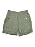 Athleta 100% Linen Tweed Green Cargo Shorts Size 2 - photo 1