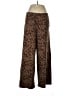 Gap Animal Print Brown Casual Pants Size L - photo 1