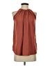 Catherine Malandrino 100% Polyester Brown Sleeveless Blouse Size S - photo 1
