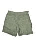 Athleta 100% Linen Tweed Green Cargo Shorts Size 2 - photo 2