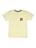 Volcom Print Yellow Ivory Short Sleeve T-Shirt Size S (kids) - photo 1