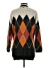 Volcom 100% Acrylic Argyle Brown Cardigan Size XS - Sm - photo 2