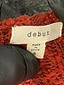 Debut 100% Polyester Red Cardigan Size S - photo 7