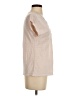 Essentials by Milano 100% Polyester Tan Short Sleeve Top Size S - photo 4