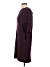 Peach Solid Burgundy Casual Dress Size XS - photo 5