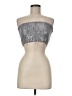 Mable 100% Polyester Silver Tube Top Size M - photo 1