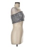 Mable 100% Polyester Silver Tube Top Size M - photo 4