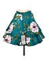 City Studio 100% Polyester Floral Teal Casual Skirt Size 0 - photo 2