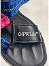 OFF-WHITE Color Block Blue Sandals Size EU 38 - photo 6