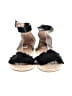 Journee Collection Black Sandals Size 8 - photo 2