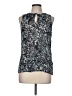 Ecru Silver Sleeveless Blouse Size M - photo 1