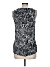Ecru Silver Sleeveless Blouse Size M - photo 2