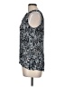 Ecru Silver Sleeveless Blouse Size M - photo 5