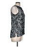 Ecru Silver Sleeveless Blouse Size M - photo 4